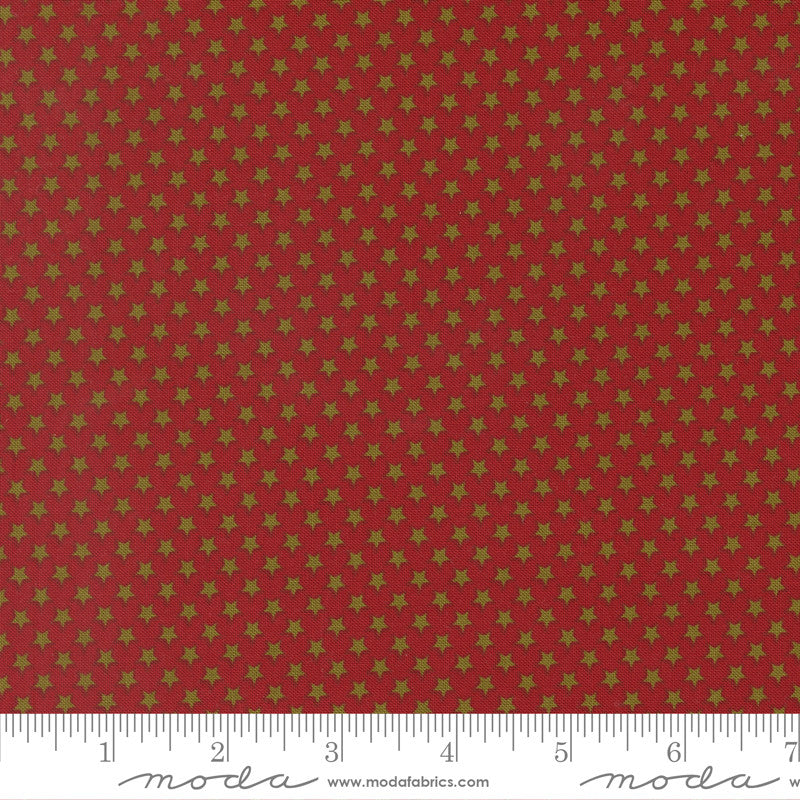 PRESALE Chilly Star Bright Red Yardage by Sweetwater for Moda Fabrics | 55714 22