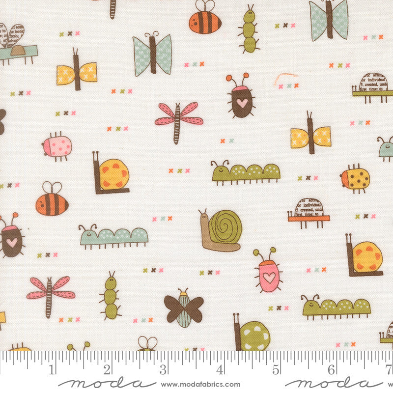 PRESALE Bug Collector The Bugs Cloud Yardage by Sweetwater for Moda Fabrics | 55731 11