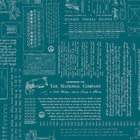 TYPE/ography Lagoon Yardage by Lori Holt of Bee in My Bonnet for Riley Blake Designs | C16850-LAGOON