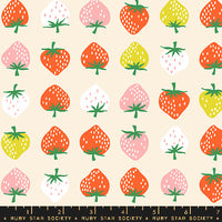 PRESALE Strawberry Shell Strawberry Yardage by Kimberly Kight for Ruby Star Society | RS3084 11