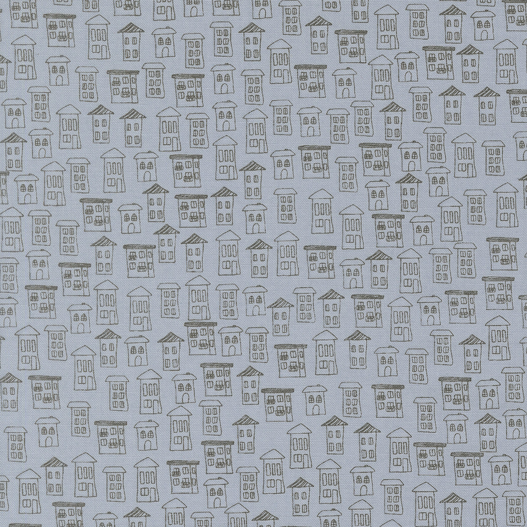 PRESALE Independence Day American Houses Splash Yardage by Sweetwater for Moda Fabrics | 55723 22