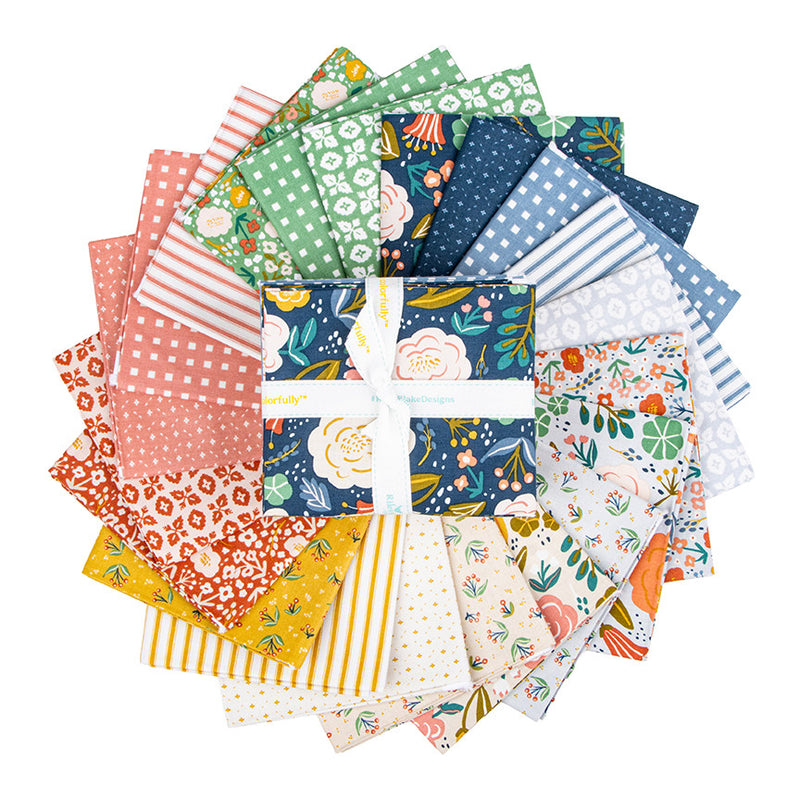 Ivy Reese Fat Quarter Bundle by Deena Rutter for Riley Blake Designs | 21 SKUs | FQ-16600-21