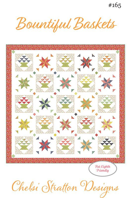 PRESALE Bountiful Baskets Custom Quilt Kit With Raspberry Summer by Sherri & Chelsi | Quilt Size 80 1/2" x 80 1/2"