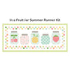 In a Fruit Jar Summer Runner Custom Kit | Summer Skies and Fireflies by Gracey Larson | Pattern by Sandy Gervais