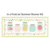 In a Fruit Jar Summer Runner Custom Kit | Summer Skies and Fireflies by Gracey Larson | Pattern by Sandy Gervais