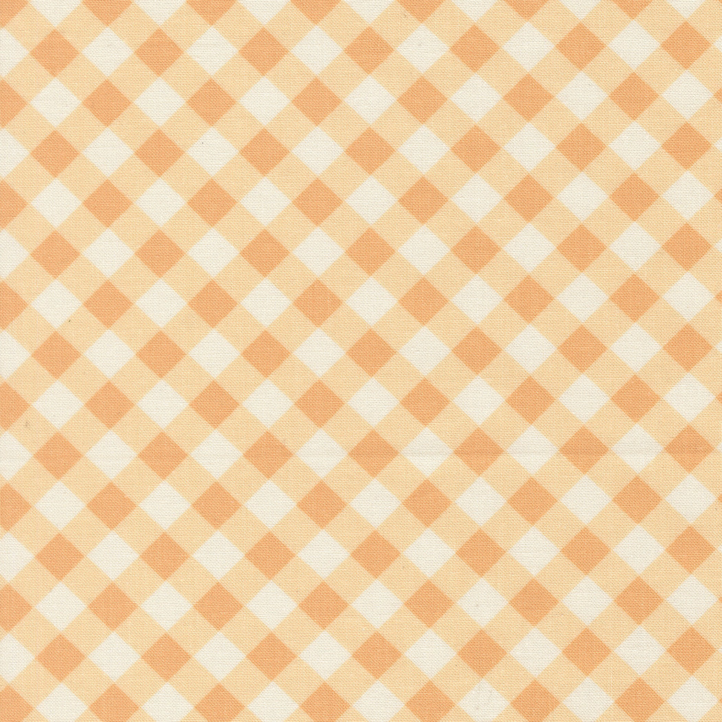Pastel Prairie Gingham Apricot Yardage by My Sew Quilty Life for Moda Fabrics | 31786 19