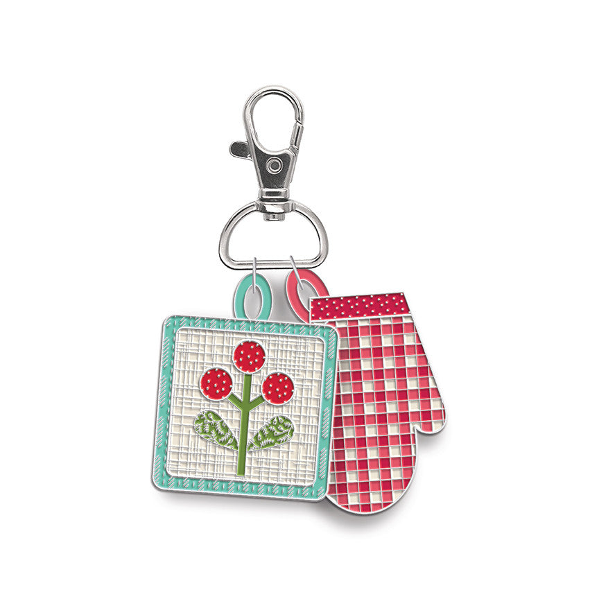 PRESALE Baked With Love Enamel Happy Charm Hot Pads by Lori Holt of Bee in My Bonnet | ST-50229
