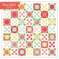PRESALE Flower Girl 2 Quilt Kit With Bloomsberry by Camille Roskelley for Moda Fabrics | Quilt Size 74" x 74"
