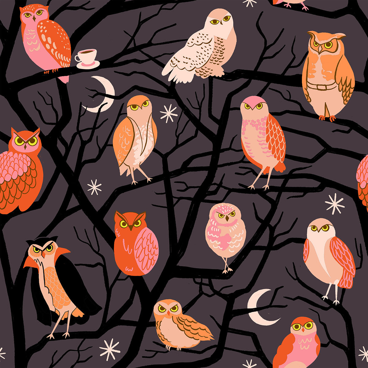 PRESALE Freaky Familiars Who Cooks For You Eggplant Yardage by Ruby Star Society | RS5190 13
