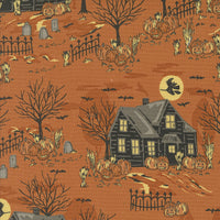 Home Sweet Haunt Haunted Forest Pumpkin Yardage by Stacy Iest Hsu for Moda Fabrics | 20912 14