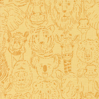 Animal Park Fun One Big Happy Family Banana Yardage by Stacy Iest Hsu for Moda Fabrics | 20962 19
