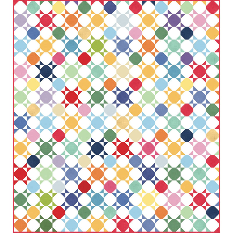 See Quilt Custom Quilt Kit With American Jane Pindots by American Jane for Riley Blake Designs | Size 64" x 72"