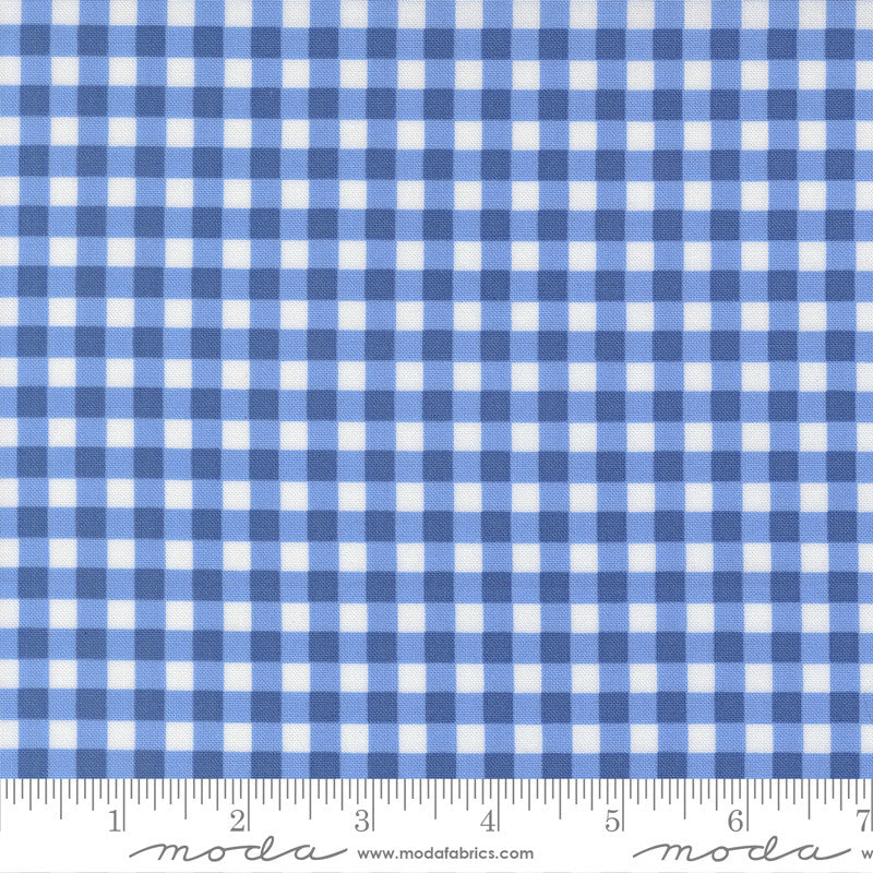 Fruit Salad Gingham Cobalt Yardage by Corey Yoder for Moda Fabrics | 29245 24