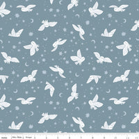 Twilight Creatures Night Owls Storm Yardage by Natàlia Juan Abelló for Riley Blake Designs | C15362-STORM