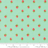 PRESALE Bloomsberry Berries Aqua Yardage by Camille Roskelley for Moda Fabrics | 55352 13