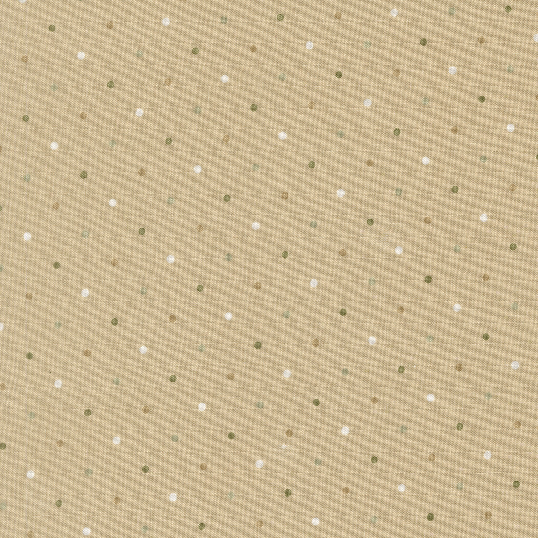 PRESALE True Love Magic Dot Oatmeal Yardage by Lella Boutique for Moda Fabrics | 5230 62