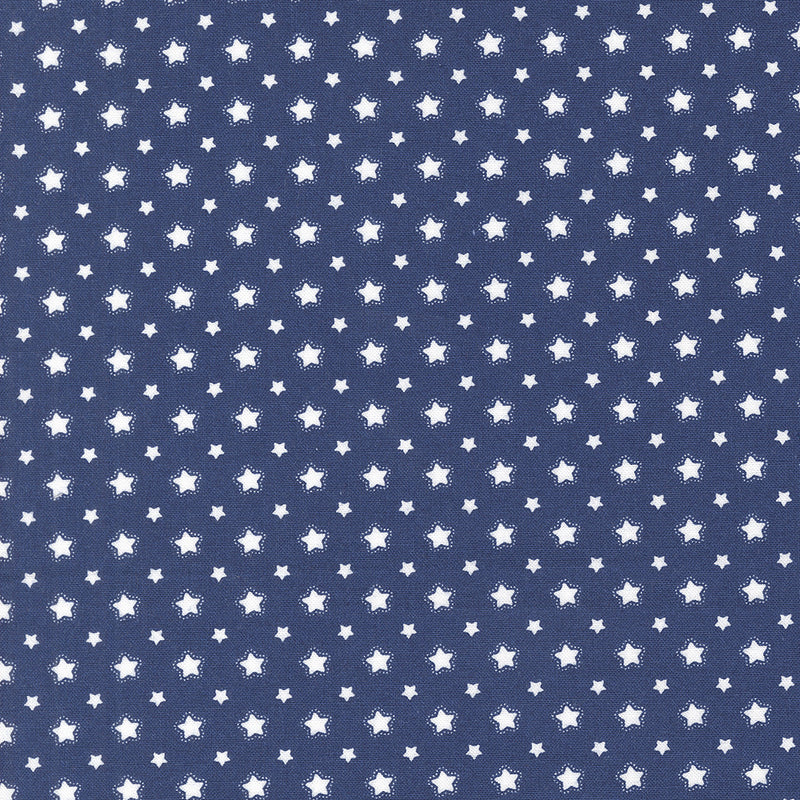 PRESALE Star Spangled Folk Stars Twilight by April Rosenthal of Prairie Grass for Moda Fabrics | 24174 13