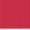 PRESALE Radiant Ruby Stripe Schoolhouse Yardage by Dani Mogstad for Riley Blake Designs | C17264-SCHOOLHOUSE
