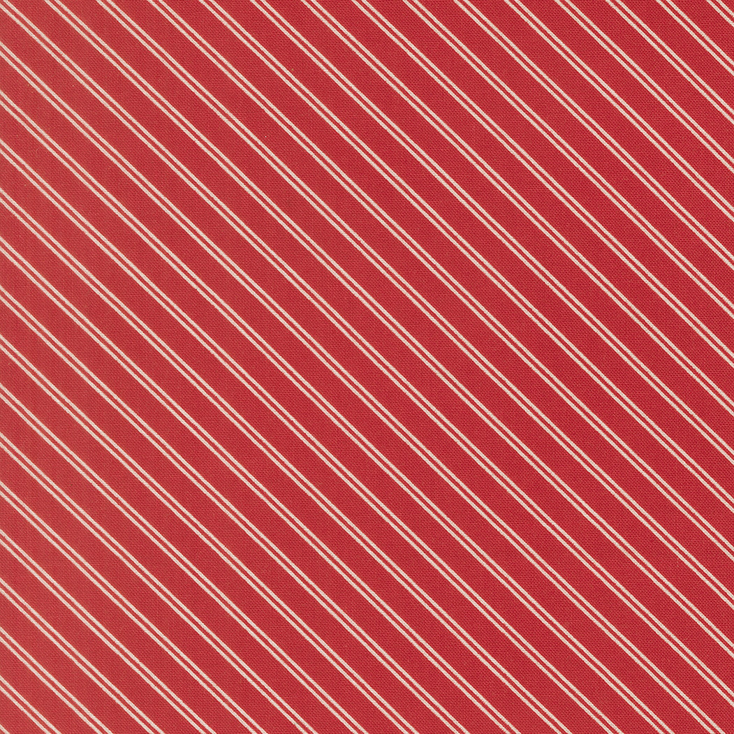 PRESALE Bloomsberry Stripe Red Yardage by Camille Roskelley for Moda Fabrics | 55355 18