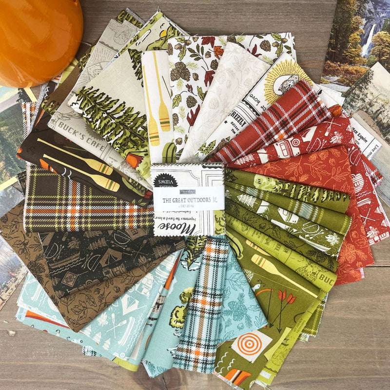 Explore, Discover, Camp Quilt Kit using The Great Outdoors by Stacy Iest Hsu for Moda Fabrics | KIT20880 Boxed Quilt Kit