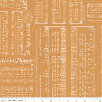 Home Town Holiday Caroling Cider Yardage by Lori Holt for Riley Blake Designs | 5 Yard Backing | C14901 CIDER