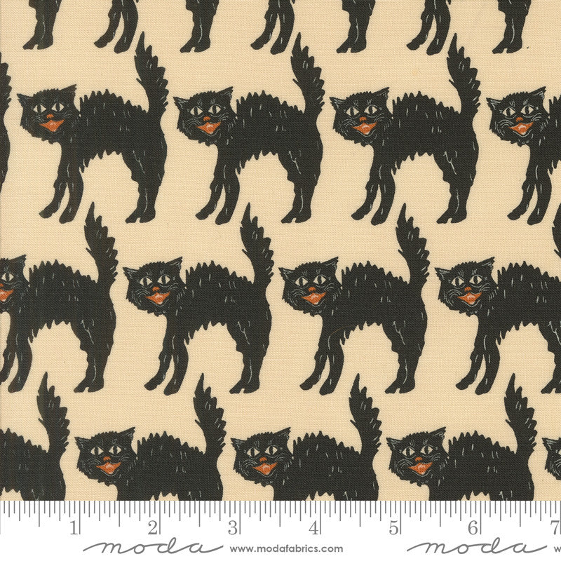 Home Sweet Haunt Little Black Cat Bone Yardage by Stacy Iest Hsu for Moda Fabrics | 20915 11