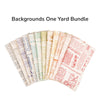 PRESALE TYPE/ography Backgrounds Custom One Yard Bundle by Lori Holt of Bee in My Bonnet for Riley Blake Designs | 12 Pcs