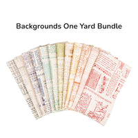 PRESALE TYPE/ography Backgrounds Custom One Yard Bundle by Lori Holt of Bee in My Bonnet for Riley Blake Designs | 12 Pcs