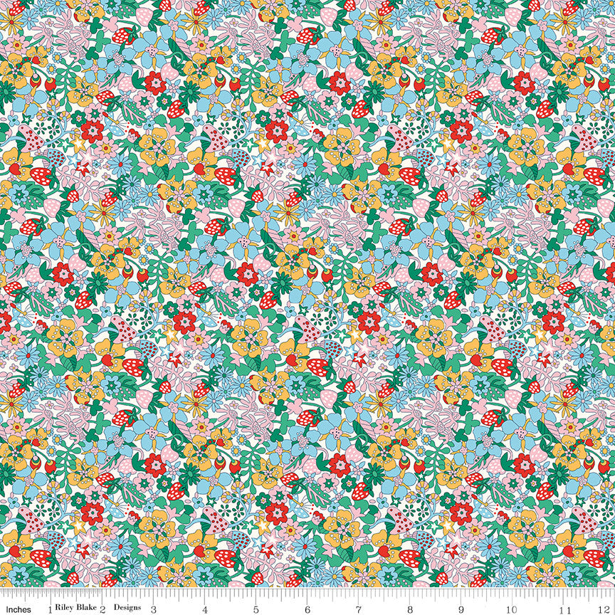 Everlasting Flowertop Forest B by Liberty Fabrics for Riley Blake Designs | 01667517B