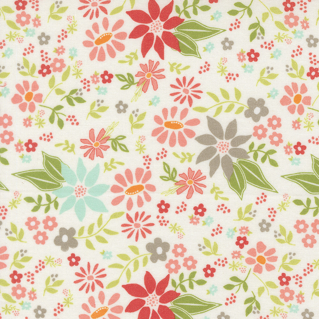 PRESALE Poinsettia and Pear Poinsettia Cloud Yardage by Sherri & Chelsi for Moda Fabrics | 37710 11
