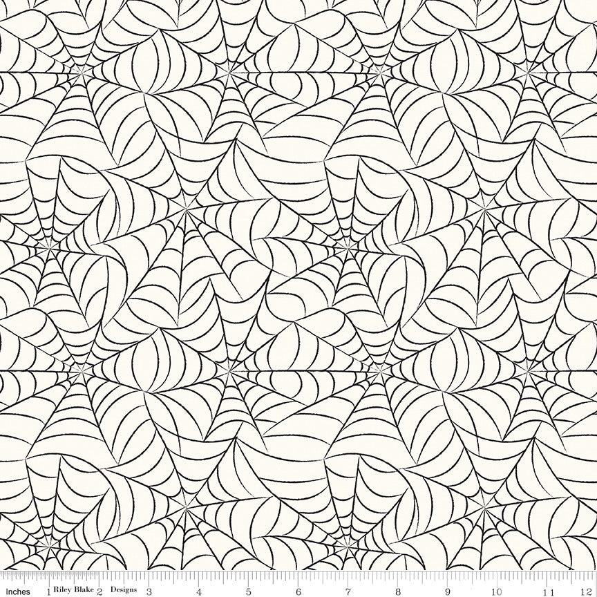 Frank and Friends Webs Cloud Yardage by My Mind's Eye for Riley Blake Designs | C17474-CLOUD
