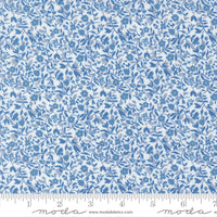PRESALE Blueprint Frolic White Blue Yardage by Camille Roskelley for Moda Fabrics | 55335 11