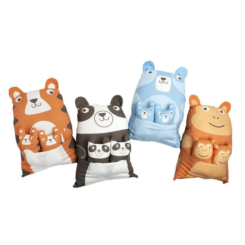 Animal Park Fun Animal Stuffies Panel by Stacy Iest Hsu for Moda Fabrics | Panel 36" x 60" | 20969 11