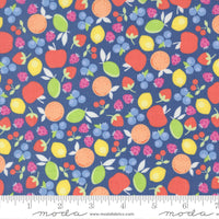 Fruit Salad Fruit Cup Cobalt Yardage by Corey Yoder for Moda Fabrics | 29242 24