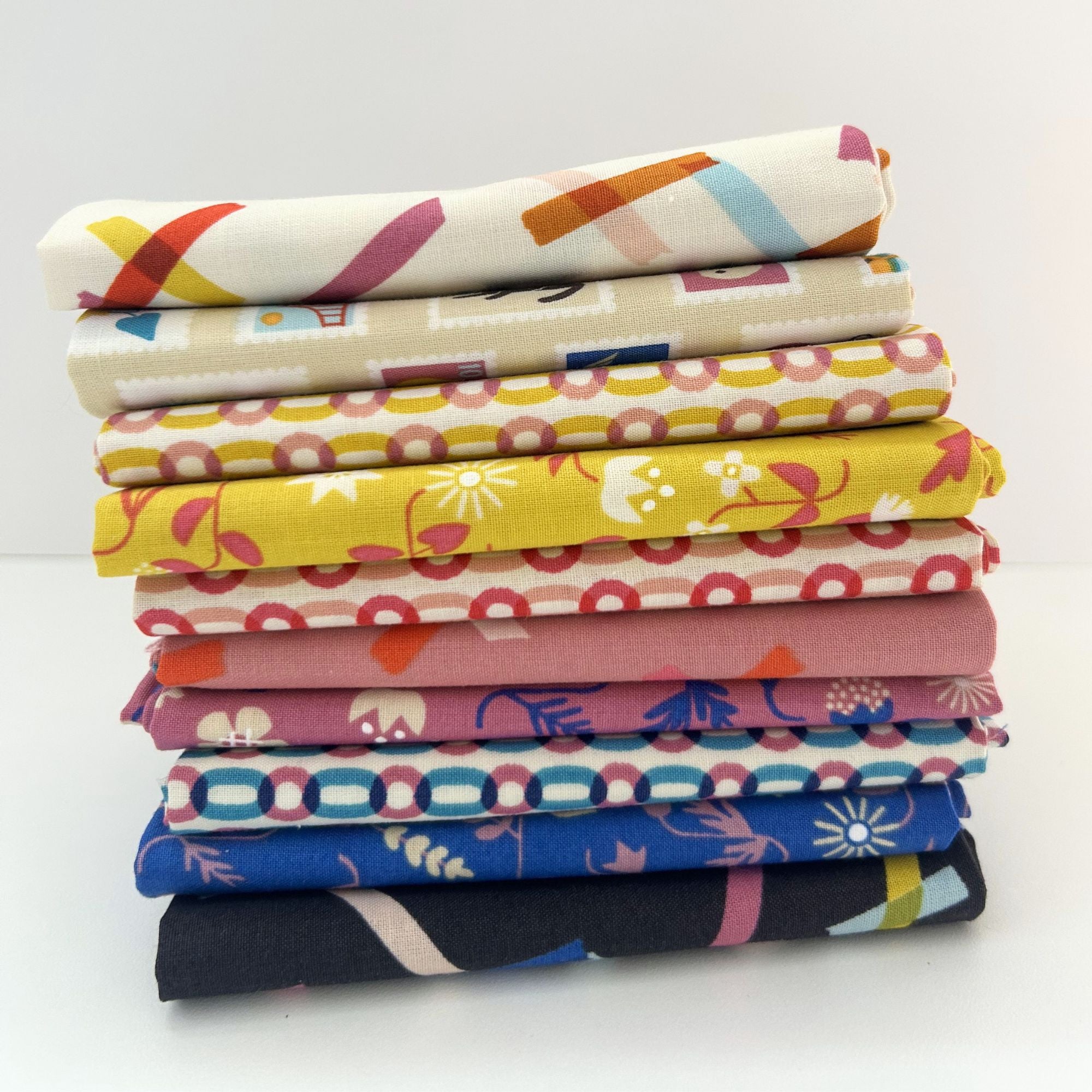 Salutations Custom Fat Quarter Bundle by Rashida Coleman Hale for Ruby Star Society | 10 Fat Quarters