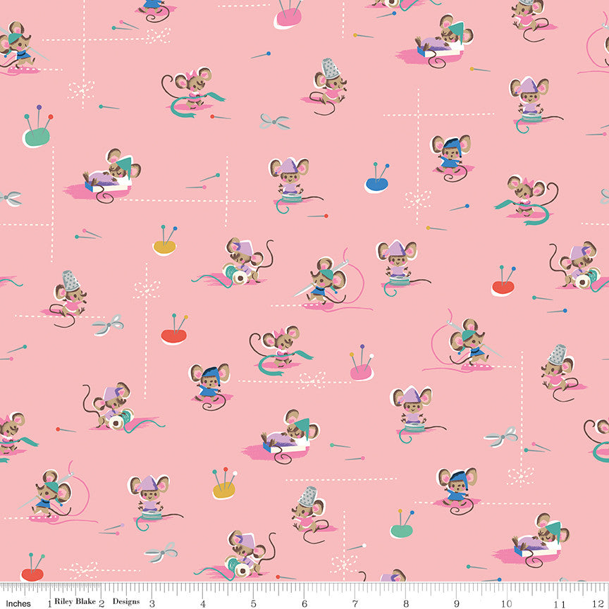 PRESALE Wishes Workers Petunia Sparkle Yardage by Jill Howarth for Riley Blake Designs | SC18073-PETUNIA