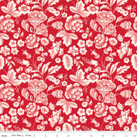 Letters to Cupid Main Red Yardage by My Mind's Eye for Riley Blake Designs | C16980-RED