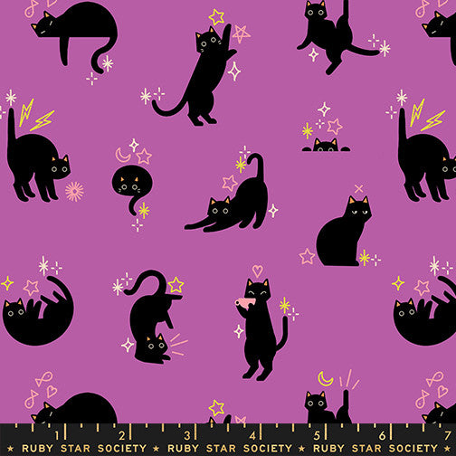 PRESALE Freaky Familiars Catwalk Witchy Yardage by Ruby Star Society | RS5193 13