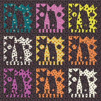 PRESALE Day and Night Custom Quilt Kit With Freaky Familiars by Ruby Star Society | Quilt Size 56" x 56"