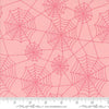 Hey Boo Bubble Gum Pink Webs Yardage by Lella Boutique for Moda Fabrics | 5213 13  | Cut Options Available