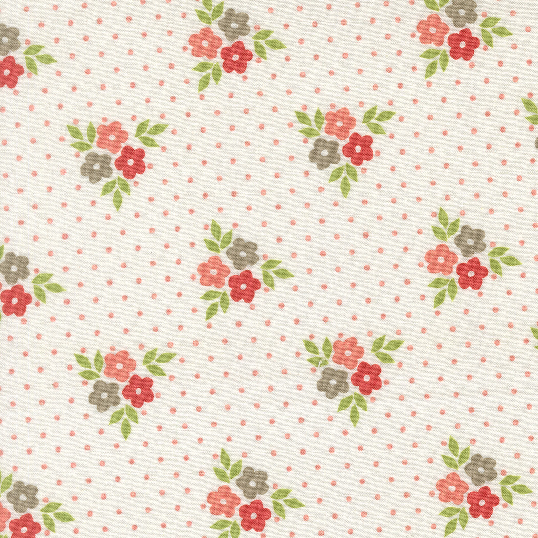 PRESALE Poinsettia and Pear Bouquet Cloud Yardage by Sherri & Chelsi for Moda Fabrics | 37712 11