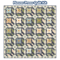 PRESALE Flower Press Custom Quilt Kit With True Love by Lella Boutique for Moda Fabrics | Quilt Size 72 1/2” x 72 1/2”