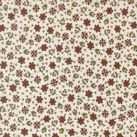 PRESALE Chilly Christmas Flowers Vanilla Yardage by Sweetwater for Moda Fabrics | 55712 11