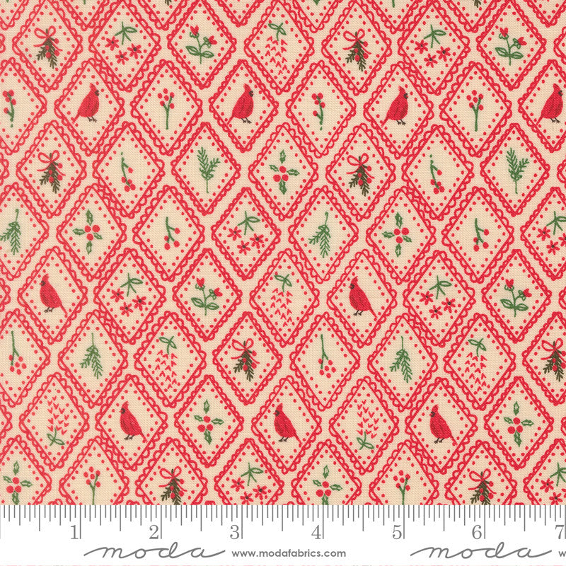 Holiday Cheer Christmas Charm Poinsettia Yardage by Stacy Iest Hsu for Moda Fabrics | 20974 17