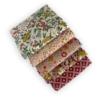 Half Yard Bundle | Meadow Flowers by Liberty Fabrics for Riley Blake Designs | 5 Half Yard Cuts | Curated Bundle