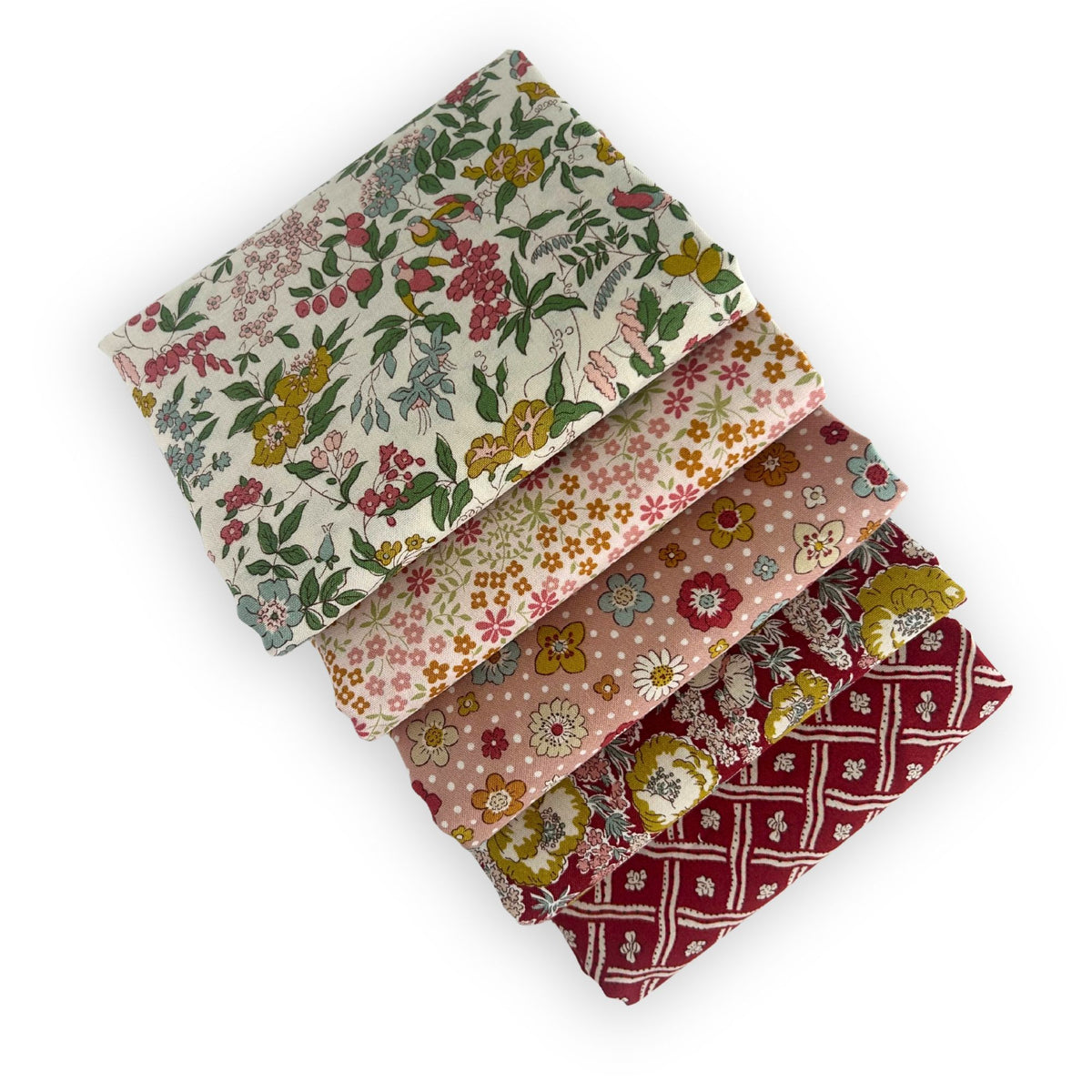Half Yard Bundle | Meadow Flowers by Liberty Fabrics for Riley Blake Designs | 5 Half Yard Cuts | Curated Bundle