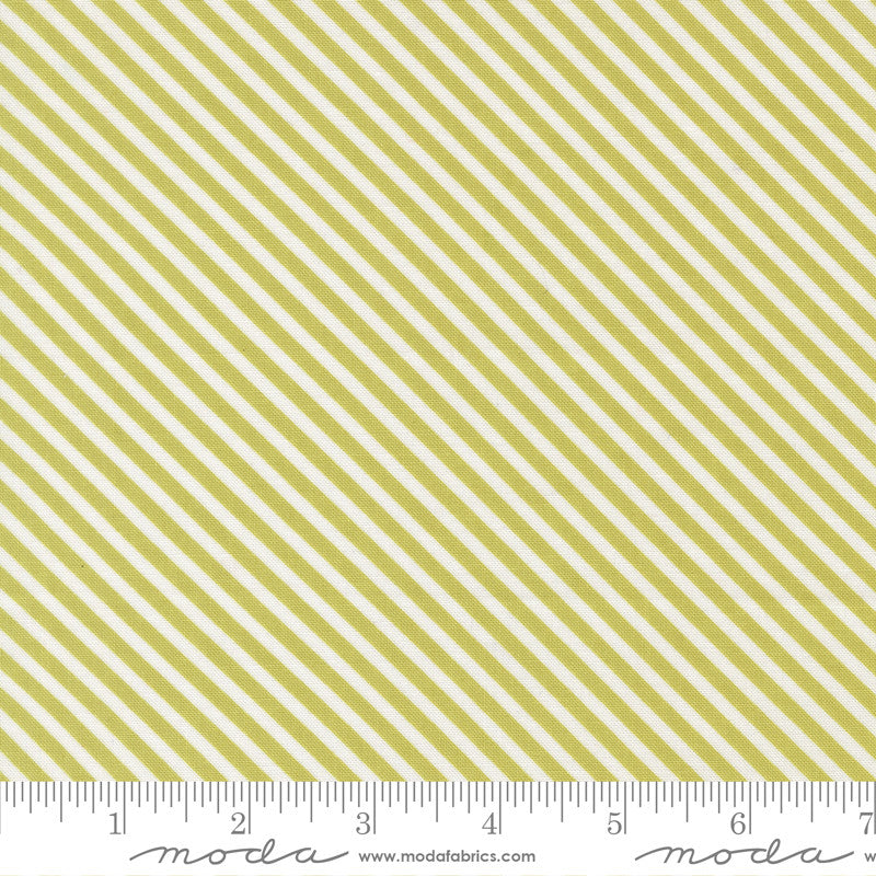 PRESALE In The Garden Bias Stripes Pistachio Yardage by Corey Yoder for Moda Fabrics| 29237 20