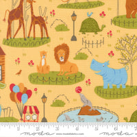Animal Park Fun Animal Park Scenic Banana Yardage by Stacy Iest Hsu for Moda Fabrics | 20960 19