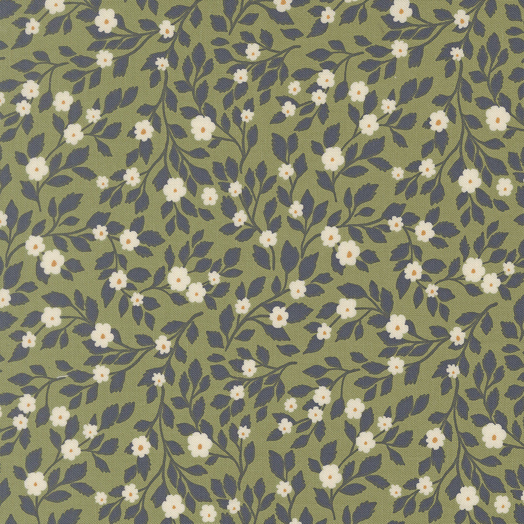 PRESALE True Love Daydream Posies Fern Yardage by Lella Boutique for Moda Fabrics | 5261 15
