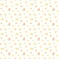 New Beginnings Sweet Peas Cream Yardage by Sandy Gervais for Riley Blake Designs | C15752-CREAM